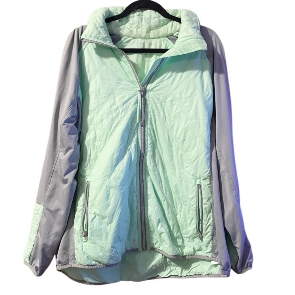 Calvin Klein Size XXL Puffer Jacket Performance Mint Green/ Gray (J6)